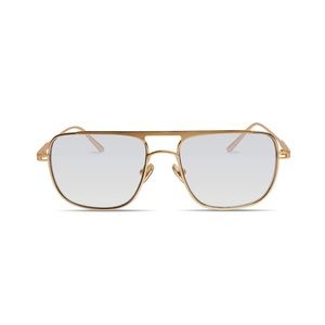 Elisa Johnson glasses Jane in gold metal